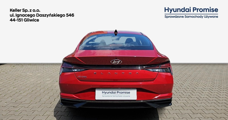 Hyundai Elantra cena 104900 przebieg: 2670, rok produkcji 2022 z Poniatowa małe 407